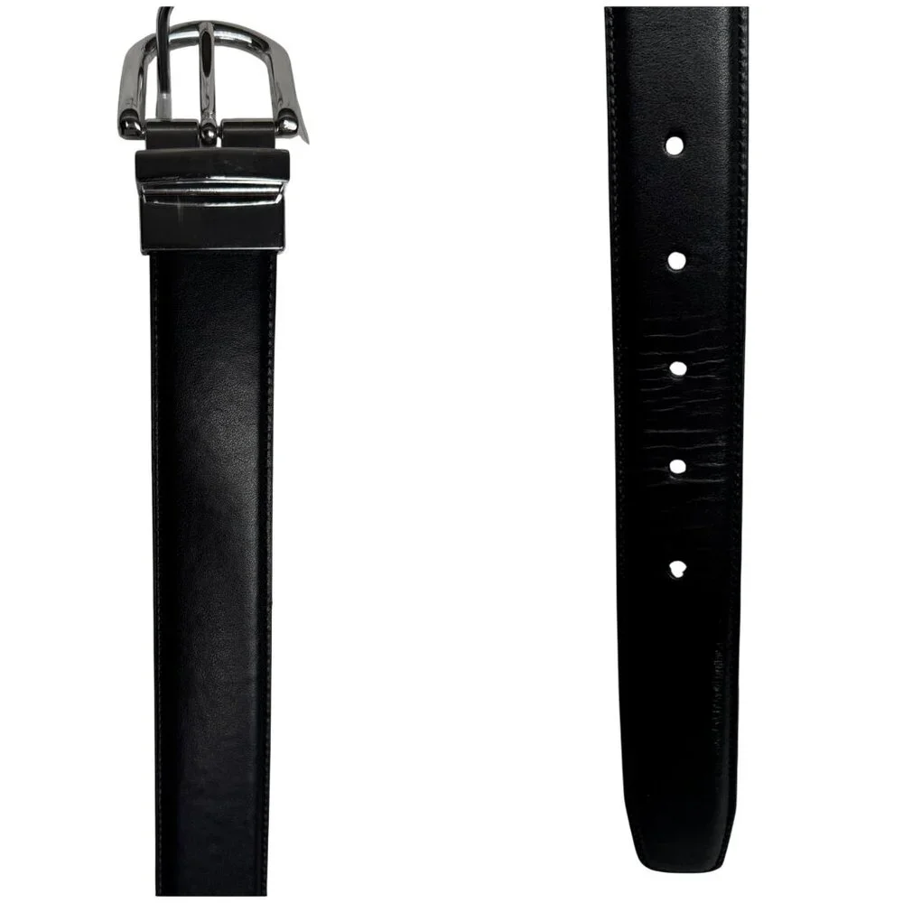 Cole Haan Genuine Black‎ Leather Belt Classic Belt Men's Size 38